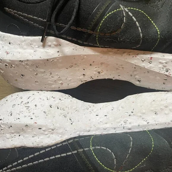 Nike Men's Crater Impact Black White Green DB2477-001 Shoes Sneakers 14 Outdoor - Picture 6 of 9